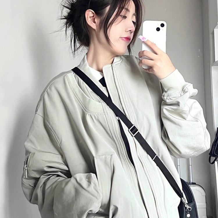 美式复古chic早春外套女