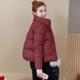 立领时尚 宽松2025冬季 新款 羽绒服女短款 轻薄安可拉红小个子冬装