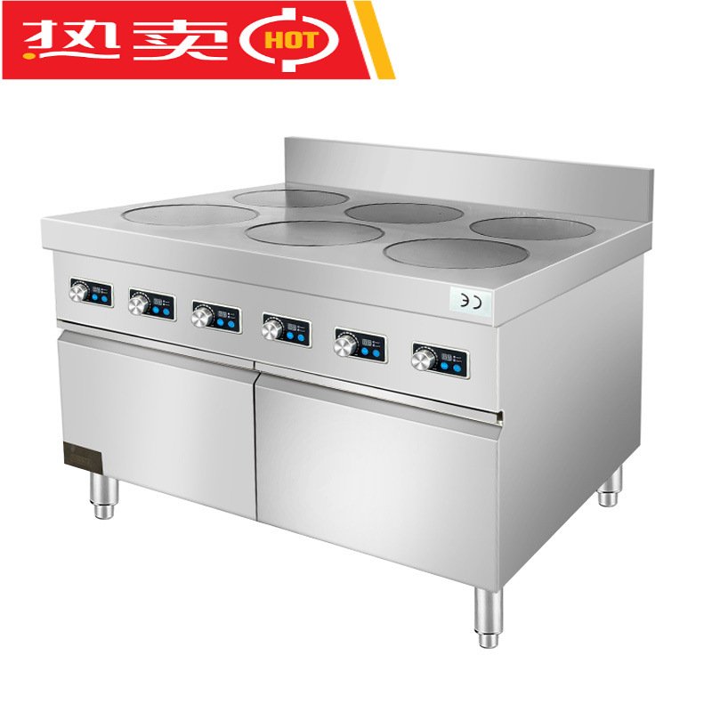 Wholesale 6-Burner Built-In Commercial Electric Induction St