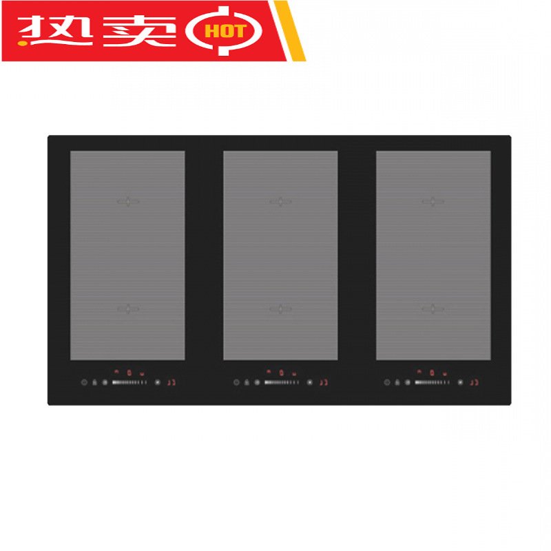 90cm/35 Inch Electric Stove 3 Cooking Zones Induction Hob Bu
