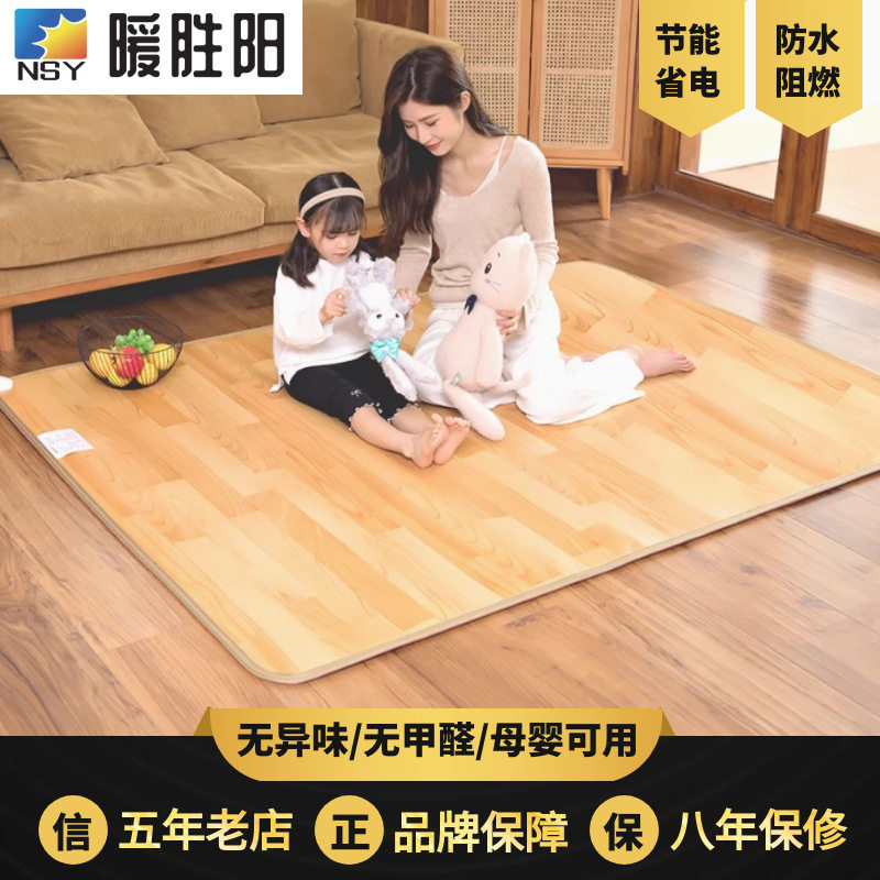 石墨烯地暖垫家用客厅电热地毯移猫狗垫子