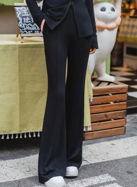 专柜正品商场同款2025秋季新款松紧腰显瘦休闲裤女110024-4226511