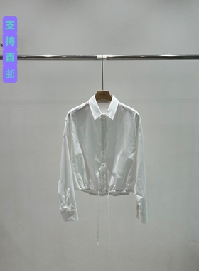 UNBOUND韩国东大门代购2025秋冬新款女装翻领系扣长袖衬衫女