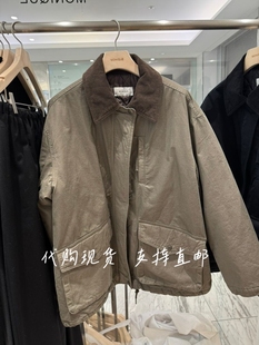 韩代MONIQUE韩国东大门2026秋冬女装新款时尚百搭棉服外套女