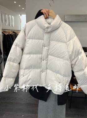 OBJECT韩国东大门代购2025秋冬装新款时尚长袖鸭绒羽绒服外套