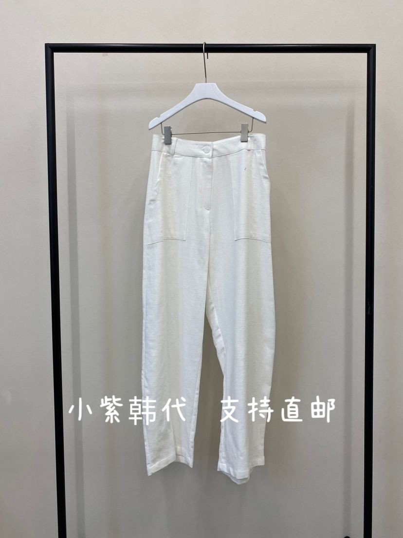 MUCH韩国东大门代购2026春夏女装新款时尚纯色松紧腰休闲裤女