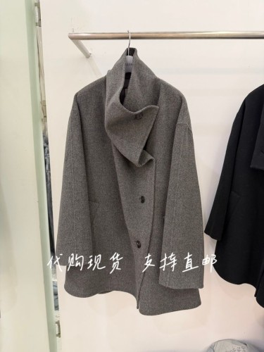 韩代GALLERY韩国东大门2026秋冬女装新时尚百搭翻领毛呢长袖外套
