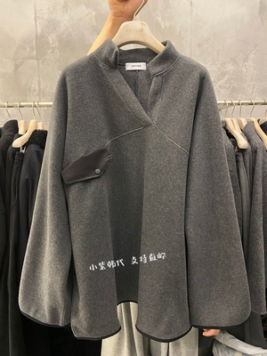 韩国东大门代购THE VETIVER-A 25冬新时尚休闲立领套头卫衣女