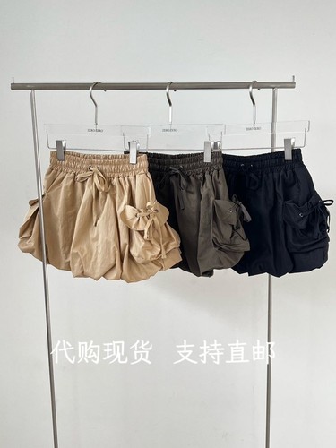 韩代ZEROZERO韩国东大门2026秋女装新款时尚百搭纯色短裙裤女