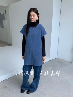 韩代LOVEMYSANTA韩国东大门2026秋冬女装新款无袖连衣裙女