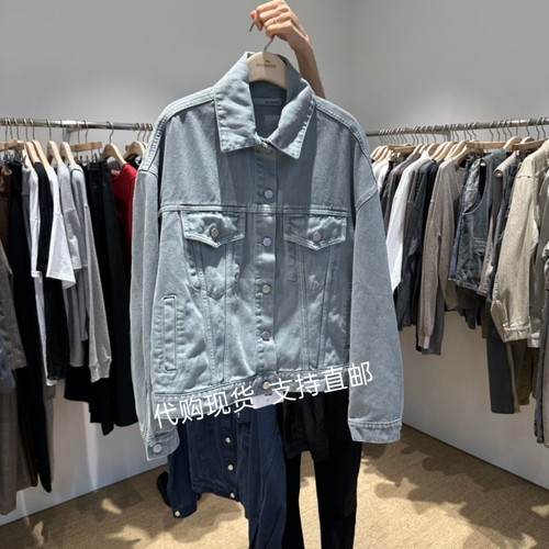 SELF SERVICE/MA韩国正品东大门 26秋新款时尚百搭休闲牛仔外套女