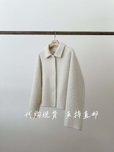 韩代ERUME韩国东大门2026秋冬装新款时尚百搭翻领毛呢短款外套女