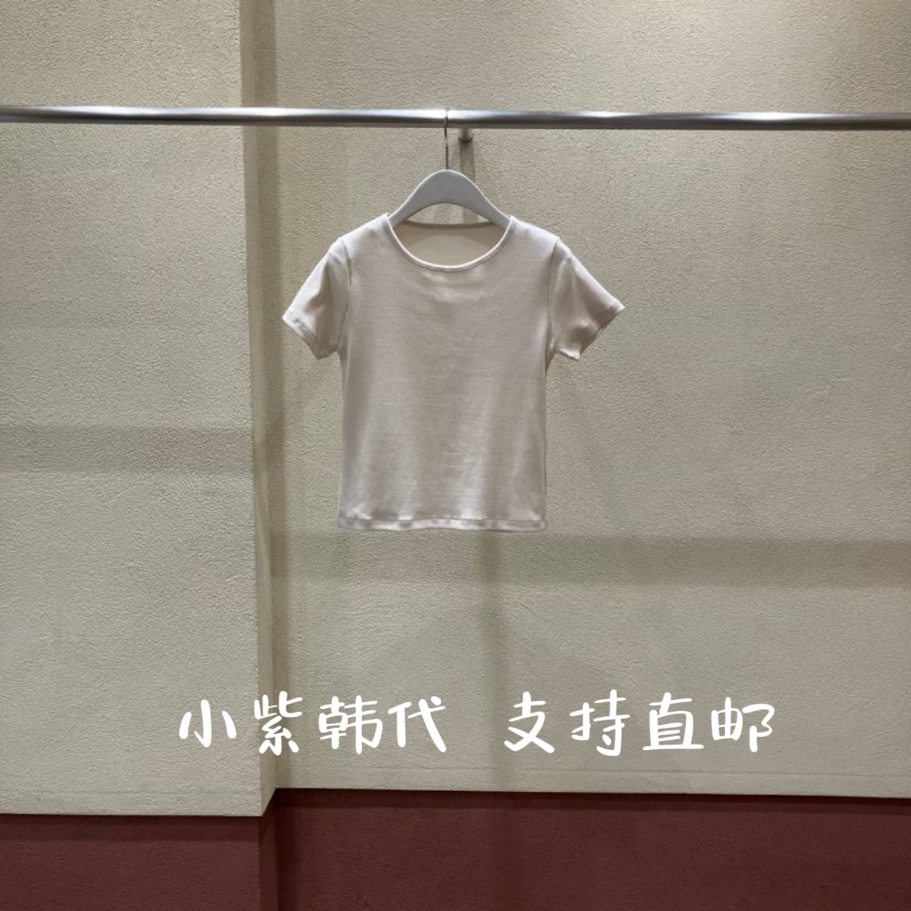 圆领短袖T恤女休闲百搭上衣