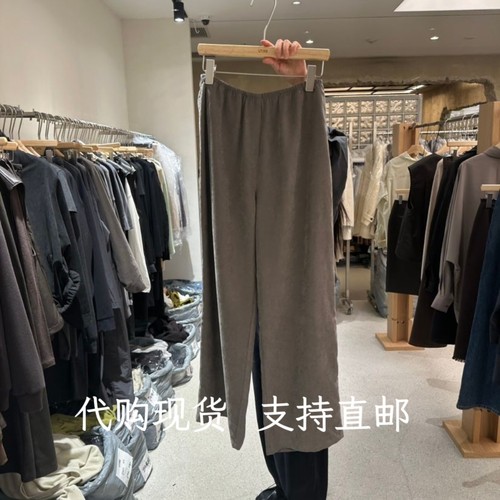 韩代UTRE韩国东大门2026秋冬女装新款时尚百搭松紧腰休闲裤女