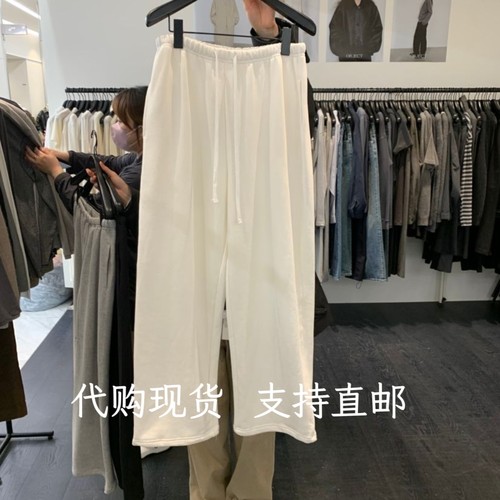 韩代OBJECT韩国东大门2026秋冬女装新款时尚百搭松紧腰休闲裤