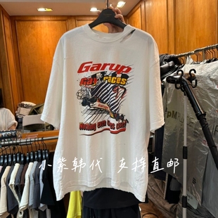 圆领卡通印花宽松短袖 GARMENT 女装 26春新款 T恤女 P韩国东大门代购