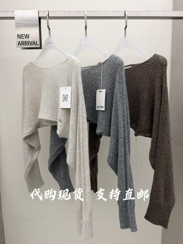 GLITTER韩国东大门2026秋季新款女装时尚百搭长袖针织衫女