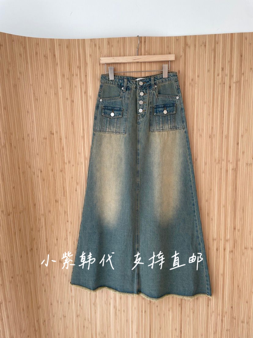 韩国JOURNEY牛仔半身裙女