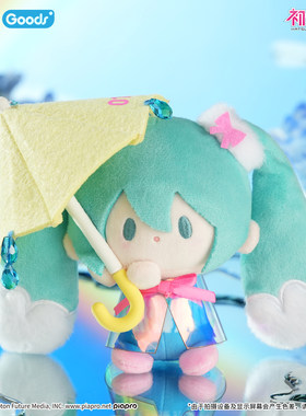 初音初情雨音系列babyQ毛绒玩偶