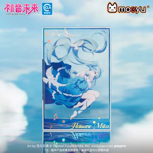 正版 初音未来酣然梦景系列亚克力透卡miku拍照打卡二次元周边