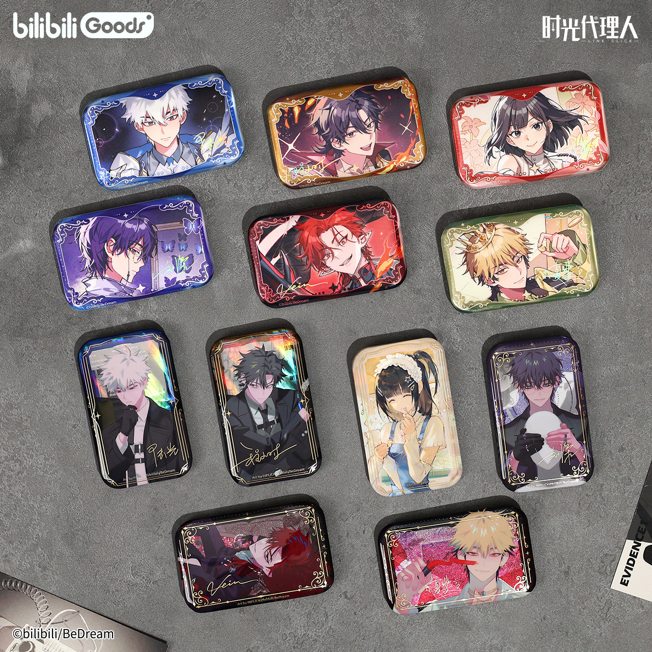 官方正版 时光代理人动画 M.O.D系列 70×43mm长方形徽章吧唧谷子,模玩/动漫/周边/娃圈三坑/桌游,动漫徽章/立牌,淘宝优惠券,粉丝福利购,淘宝优惠卷