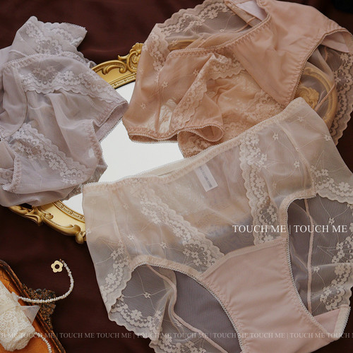 touchme法式性感网纱蕾丝内裤女