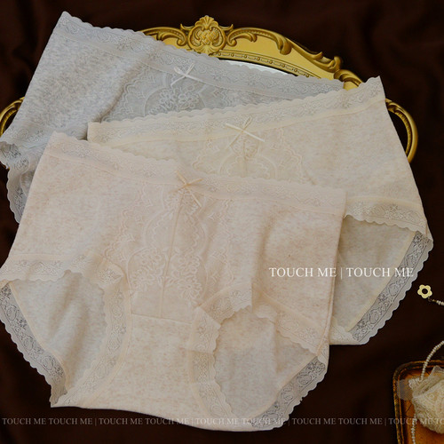 touchme裸感婴儿纯棉内裤女3条装