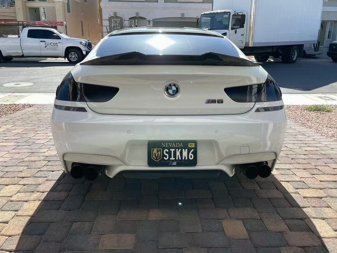 宝马6系改装汽车用品f06f12f13MT运动包围v款psm款碳纤维尾翼干碳