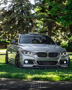 宝马3系包围汽车改装件f30f35mt mad款日本款p款大v款mp款前唇铲