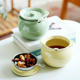 猪油罐家用陶瓷带盖带把手耐高温油泼辣子专用大号辣椒油调料罐子