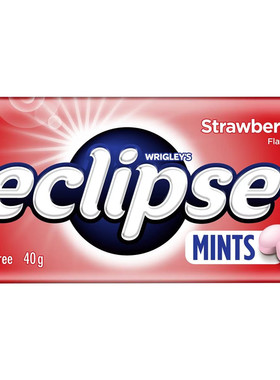 Eclipse草莓味无糖糖果澳洲代购