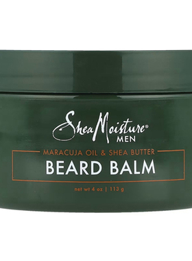 SheaMoisture Maracuja Oil & Shea Butter Beard Balm胡须膏113g