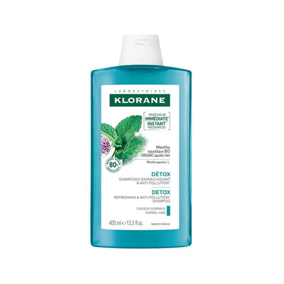 Klorane Scalp Detox Shampoo with Aquatic Mint 400ml 洗发水