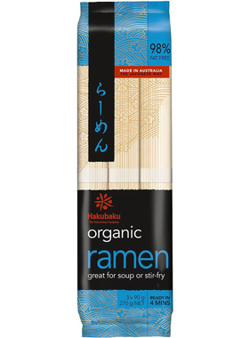 Hakubaku Japanese Ramen Noodle 270g 有机面条日式拉面澳洲代购