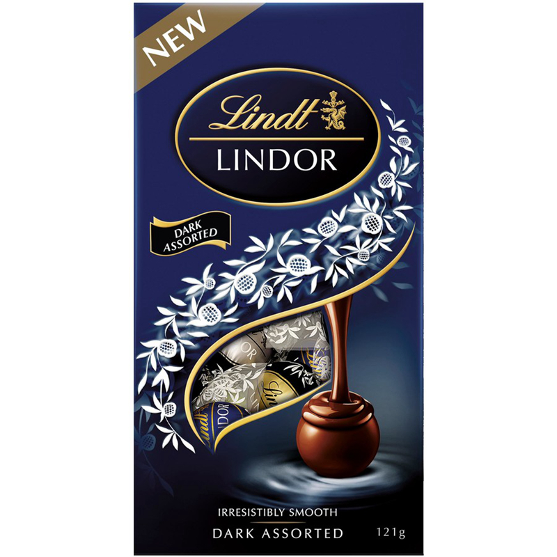 Lindt Lindor Dark Assorted Bag 121g 瑞士莲黑巧混合 澳洲代购 零食/坚果/特产 牛奶巧克力 原图主图