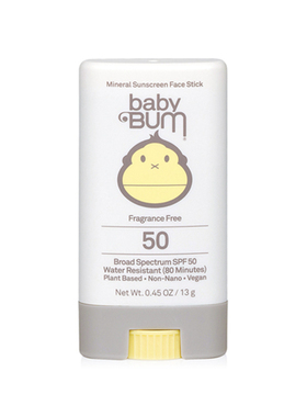 Sun Bum Baby Bum Mineral Sunscreen Face Stick SPF50 13 g防晒