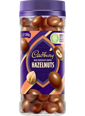 Cadbury Milk Chocolate Coated Hazelnuts 280g 榛子巧克力 澳洲