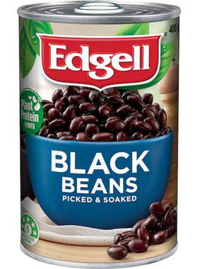 Edgell Black Beans Plant Protein 400g 黑豆植物蛋白 澳洲代购