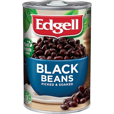 Edgell Black Beans Plant Protein 400g 黑豆植物蛋白 澳洲代购