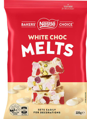 Nestle Bakers Choice Melts White Chocolate 225g 烘焙白巧克力