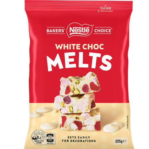 Nestle Bakers Choice Melts White Chocolate 225g 烘焙白巧克力