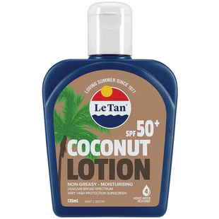Le Tan SPF 50+ Coconut Sunscreen Lotion 125ml 防晒霜澳洲代购