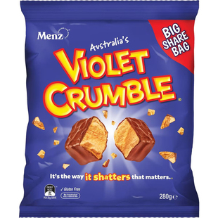 Violet Crumble Chocolate Share Bag 澳洲代购巧克力 280g