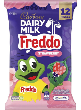 Cadbury Dairy Milk Freddo Strawberry小青蛙牛奶草莓巧克力澳洲