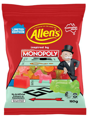 Allen's Monopoly Inspired Fruity Flavoured Lollies水果糖160g