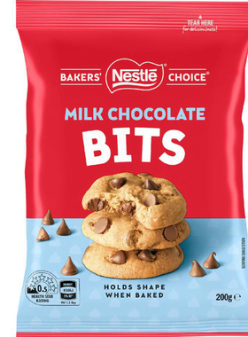 Nestle Bakers' Choice Milk Choc Bits 200g 烘焙牛奶巧克力澳洲