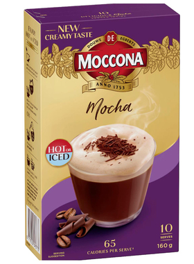 Moccona Coffee Sachets Mocha 10 pack 160g 速溶咖啡 澳洲代购