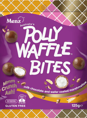 Menz Polly Waffle Bites 125g 华夫巧克力 澳洲代购