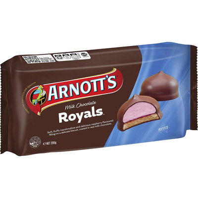 Arnott's Royals Chocolate Biscuits 200g 雅乐思巧克力饼干澳洲