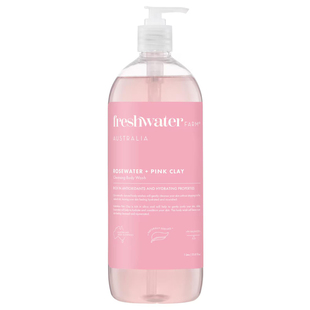Freshwater Farm Australia Rosewater & Pink Clay Body Wash 1L